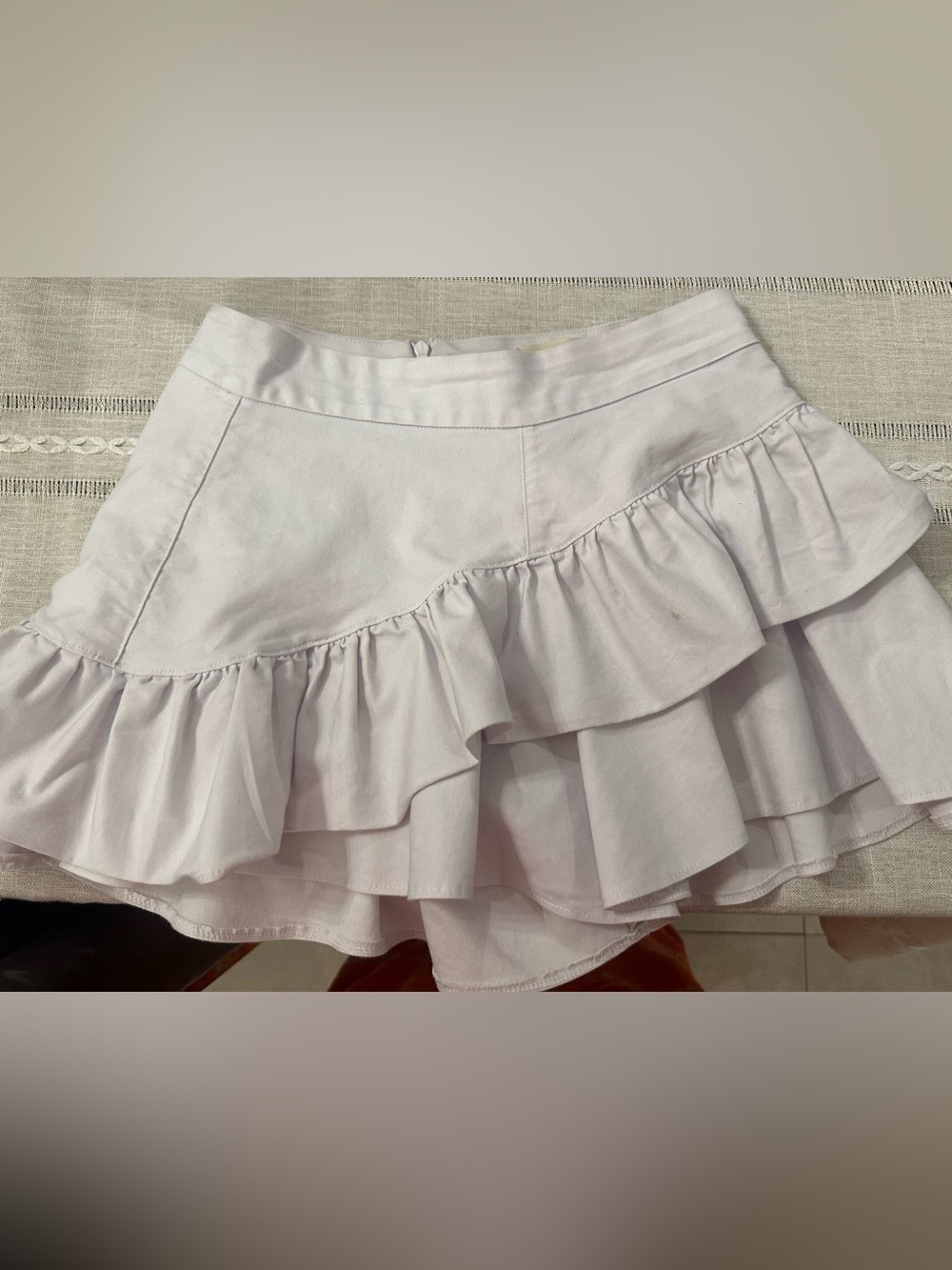 Girls' Ruffle Skort in Light Lavender